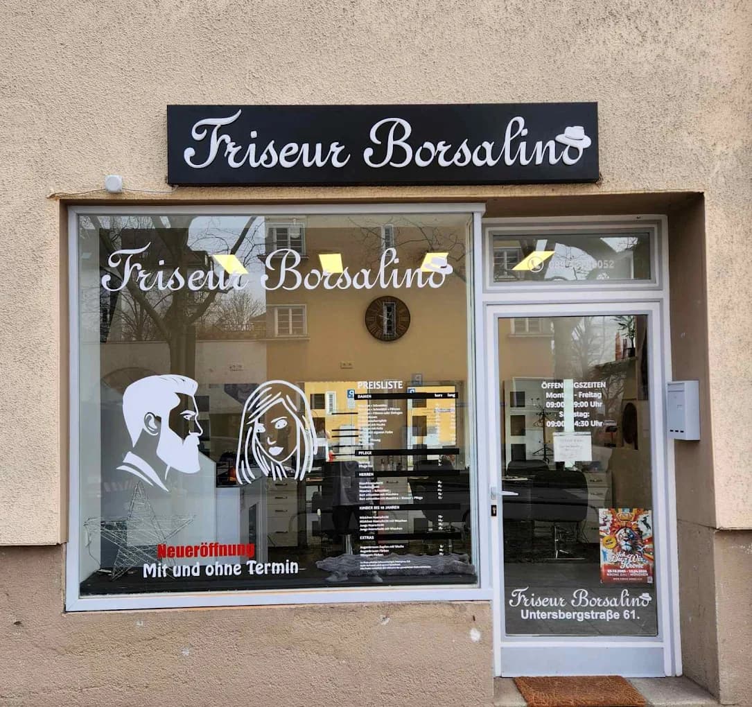 Friseur Borsalino Salon von außen — Untersbergstraße 61, München